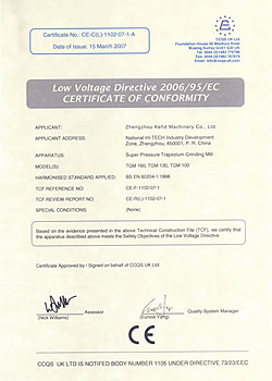 CE Certificate