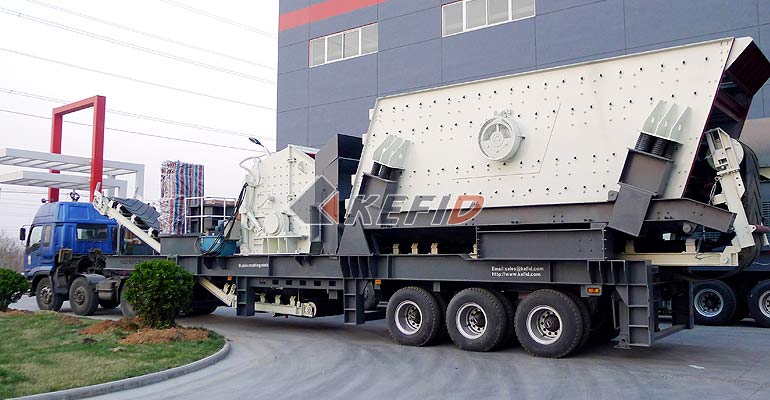 Mobile Impact Crushing Plant