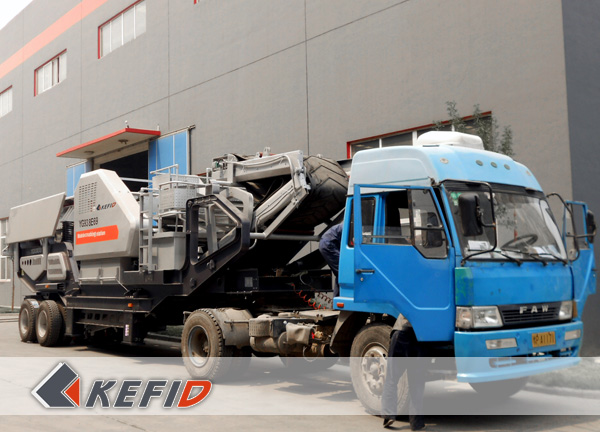 Kefid YG938E69 Mobile Crushing Plant Delivered to Zambia