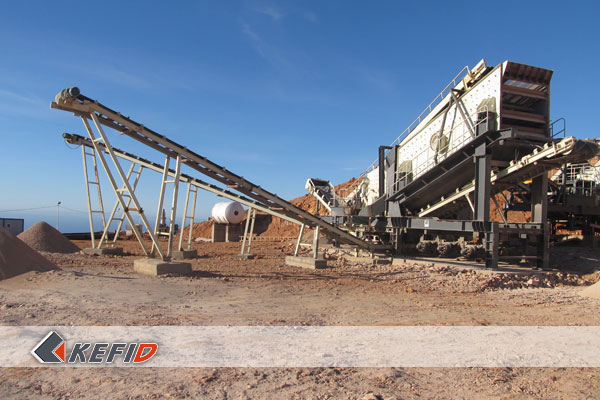 500 TPH phosphate crushing and screening plant in Egypt