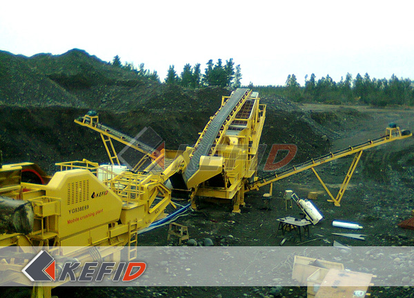 Limestone crushing line with capacity of 500-600 TPH