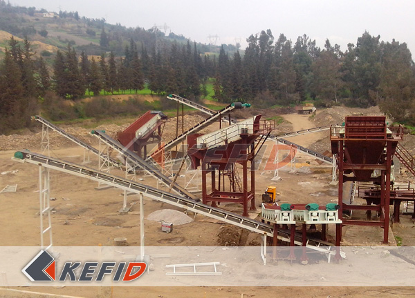 600-700tph granite/basalt crushing line