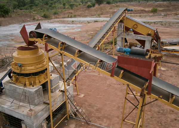 Copper crusher equipment, copper concentrate beneficiation process