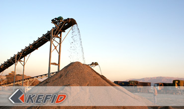 Sand and gravel production line configuration